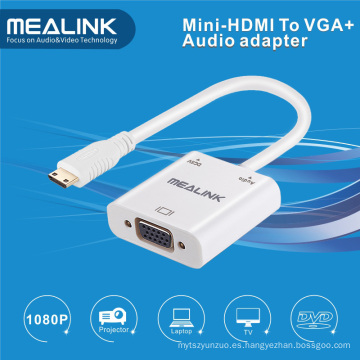 HDMI a VGA con adaptador de audio de potencia